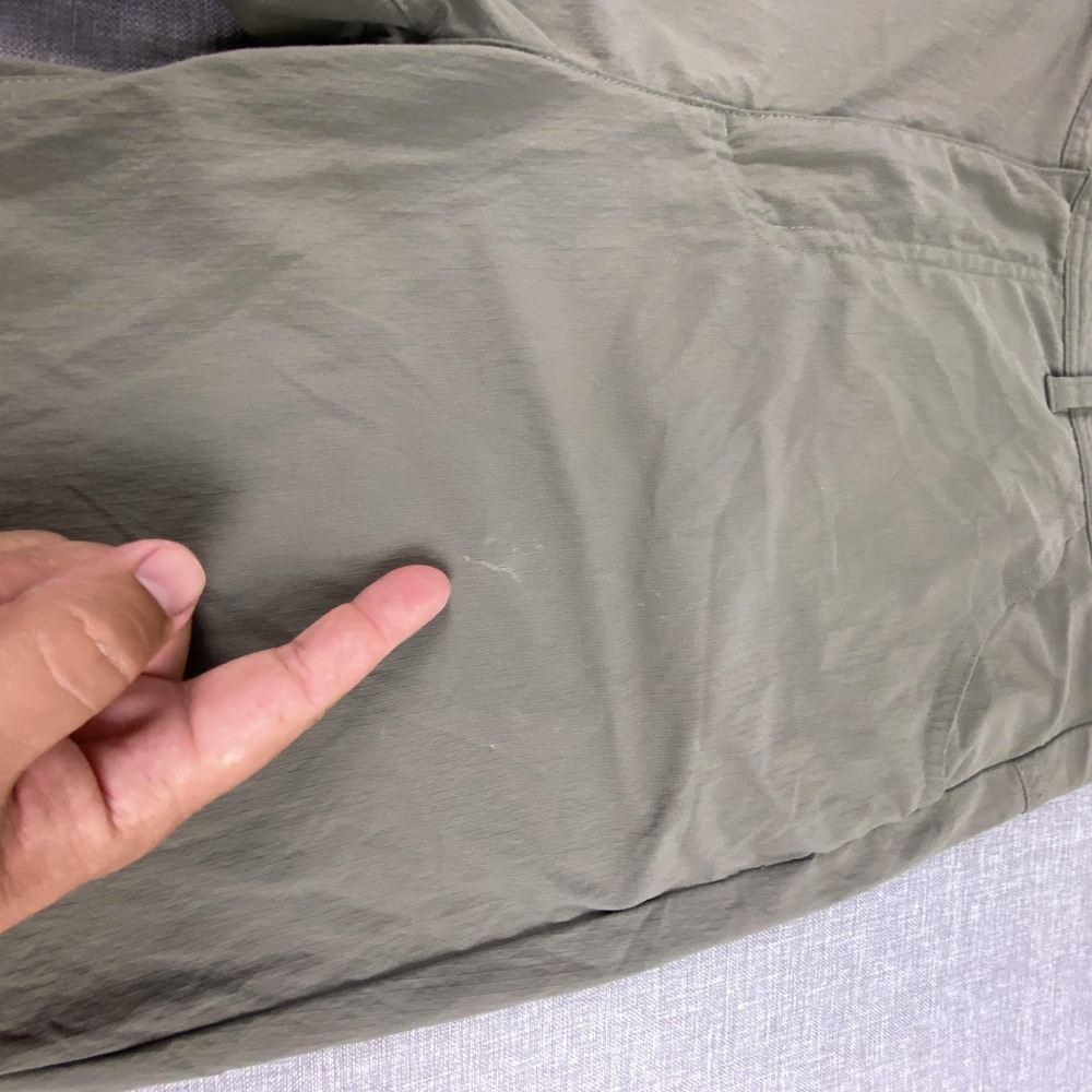 Free Fly Pants Mens 36x32 Green Nylon Khakis Lightweight Stretch Travel - Picture 5 of 12